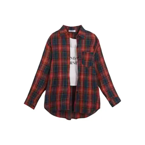MUSTOFF Shirt Matching Set Women's Red