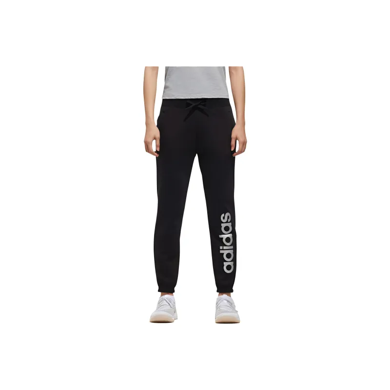 Adidas PT FT CH LINEAR Knitted Sports Pants Women's Black-0
