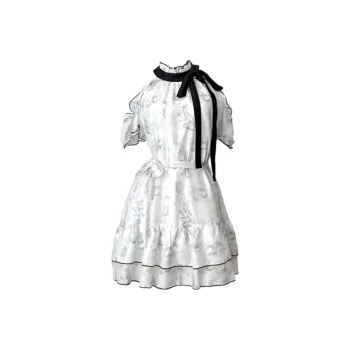 BEAUTIFUL CONFESSION Short Sleeved Dress Women's Multicolor