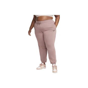 Nike Sportswear Phoenix Fleece Knitted Sports Pants Women's Smokey Mauve Red
