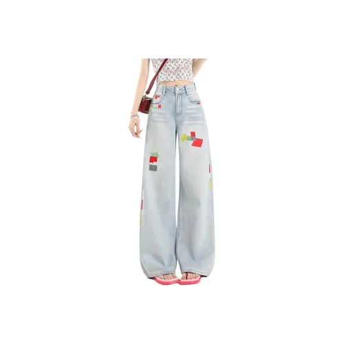 NHZN Jeans Women's Light Blue