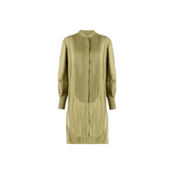 BALMAIN Long-Sleeved Dresses Women's Green
