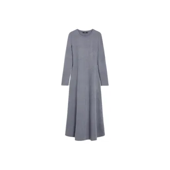 WEEKEND MaxMara FW24 Long Sleeved Dress Women's Gray