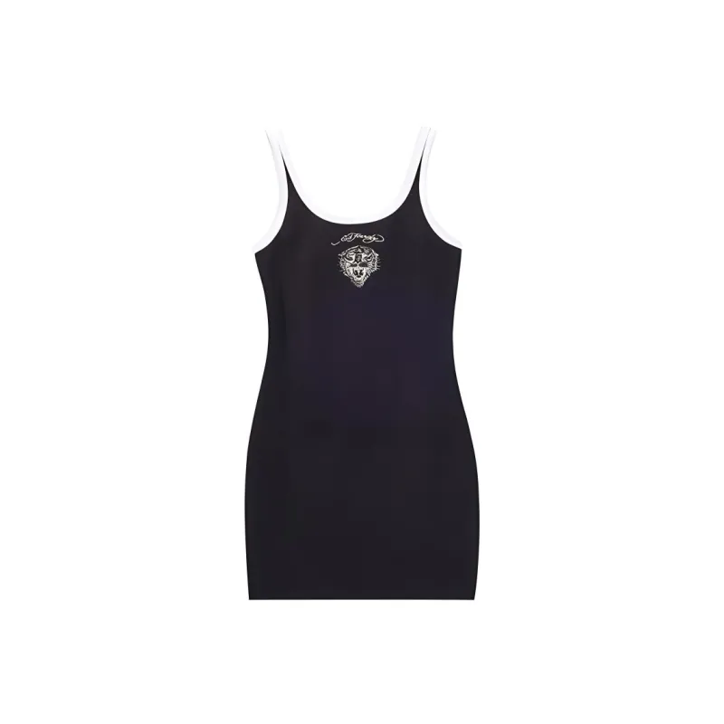 Ed Hardy Slip Dresses Women's Black-0