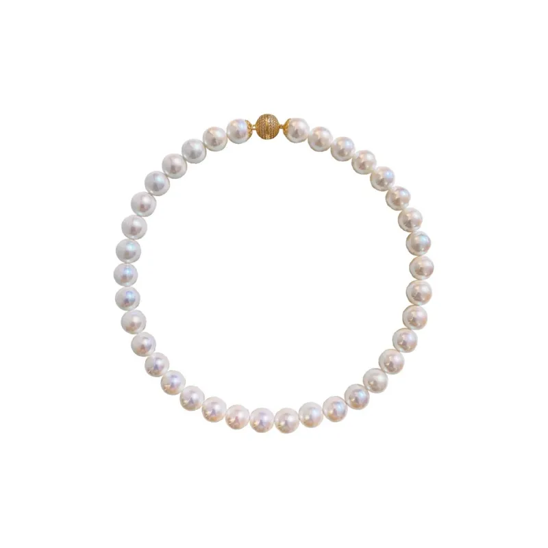 Andaozi Mother Of Pearl Necklaces Women's-0
