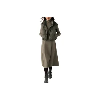 UNIQLO Long-Sleeved Dresses Women's Dark Beige