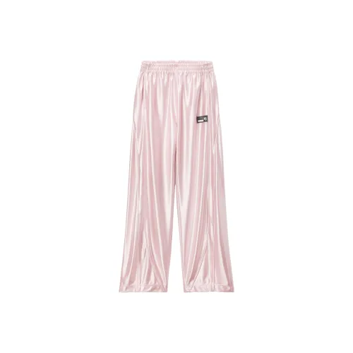 Alexander Wang SS24 Knitted Sports Pants Women's Light Pink