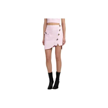 Self portrait Casual Short Skirts Women's Pink
