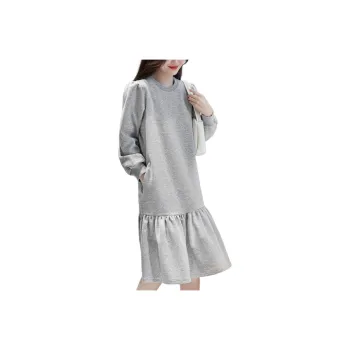Demana Long Sleeved Dresses Women's Heather Gray