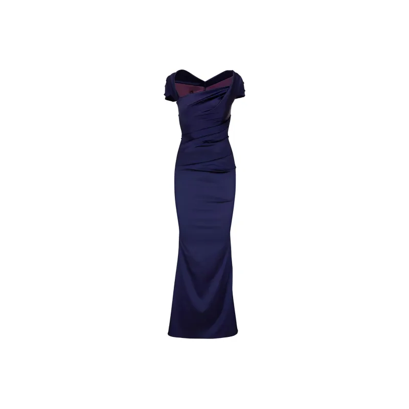 Talbot Runhof High shine Finish Dress-0