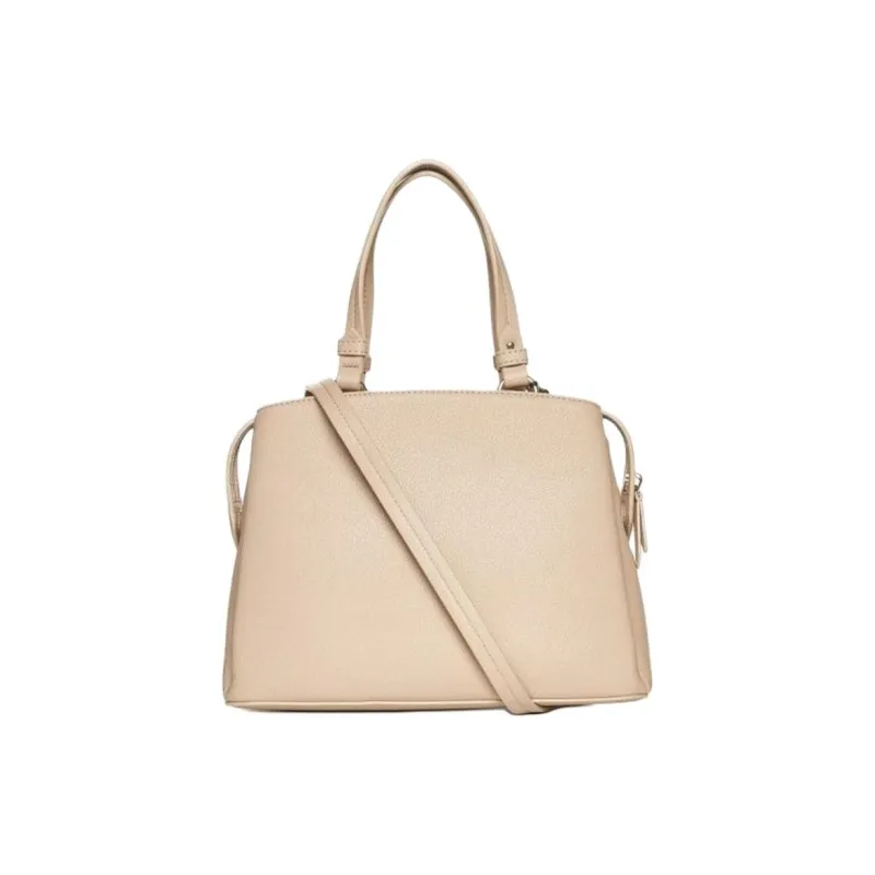 DKNY Leather Shoulder Bag Crossbody Bag Handbag Women's Almond Beige-2