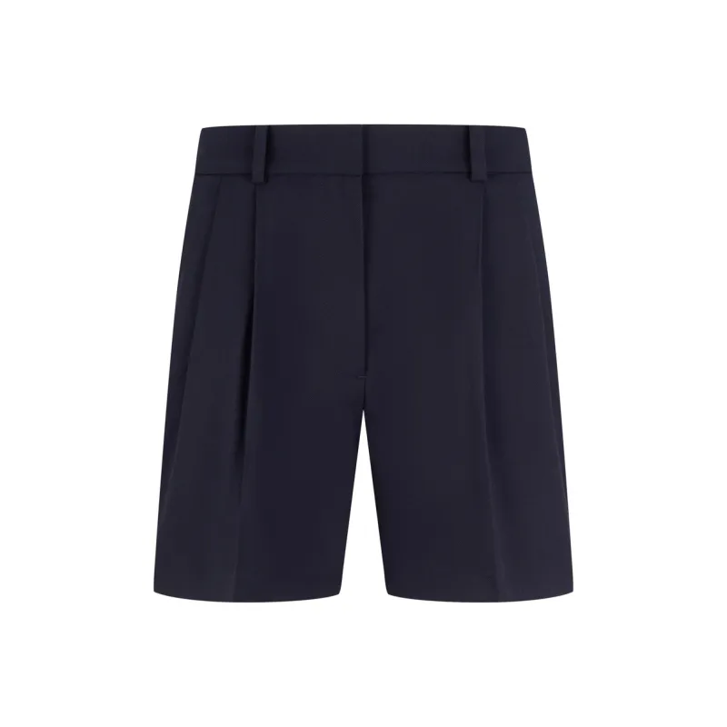Tommy Hilfiger Pleated Textured Shorts-0