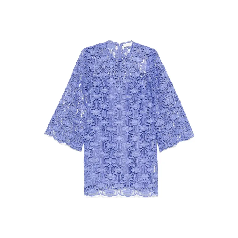 Zimmermann Maxine Lace Mini Dress-0