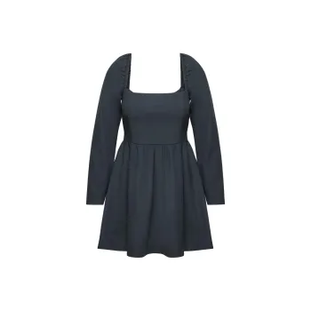 ARITZIA Sunday Best Alexis Dress Long-Sleeved Dresses Women's Admiral/Marine Blue