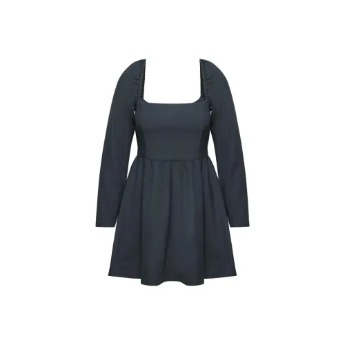 ARITZIA Sunday Best Alexis Dress Long-Sleeved Dresses Women's Admiral/Marine Blue