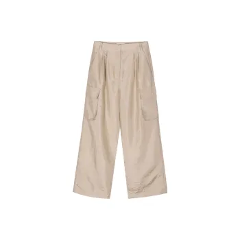 TIBI SS24 Cargo Pants Women's Desert Sand