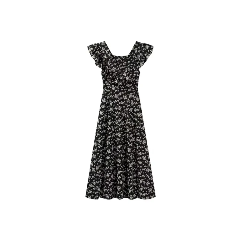 JOSR Sleeveless Dress Women's Black-0