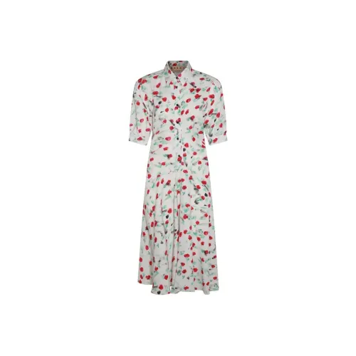 MARNI Floral Printed Midi Dress