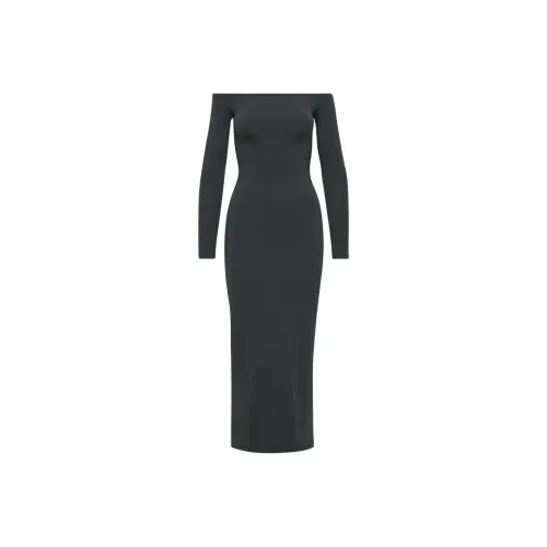 ARITZIA Contour Timelapse Dress Long-Sleeved Dresses Women's BLACK/Black