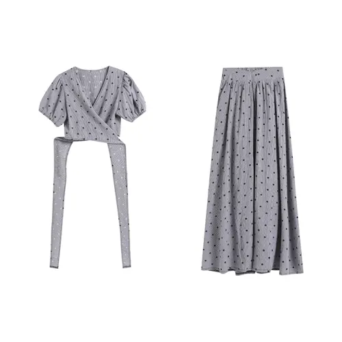 WOWI KCKS Skirt Set Women's Black