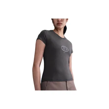 Nike Clothing T Shirts Women's Gray