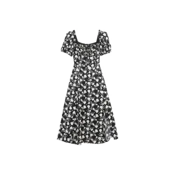ONE PASS STUDIO Short-Sleeved Dresses Women's Black