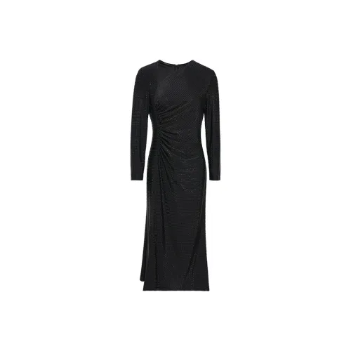BESIONIA FW24 Long Sleeved Dresses Women's Black