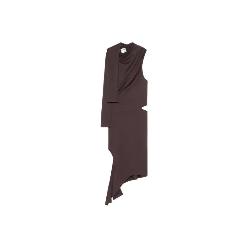Courrèges Off Shoulder Dress 'Chocolate'-0
