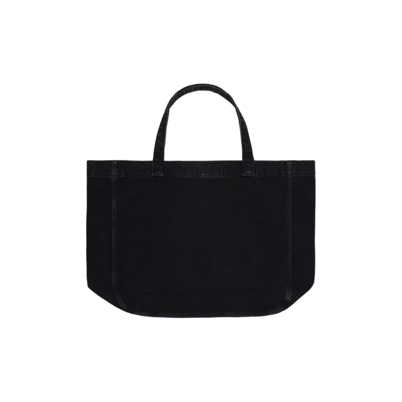 Carhartt WIP Cotton Tote Bag, Shopping Bag, Handbag Men's Black-1