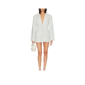 FOR LOVE & LEMONS Long Sleeved Dress Women's Blue