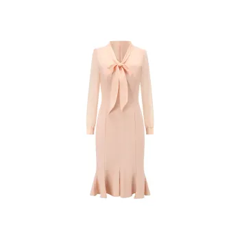 ONE SHALLOW Long Sleeved Dresses Women's Pink