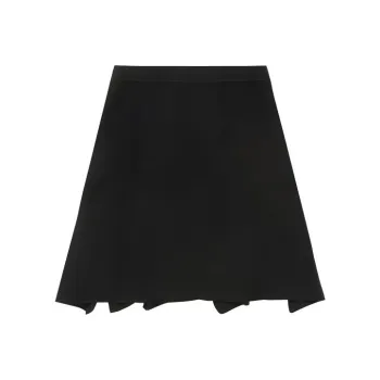 Bottega Veneta A Line Ruffled Skirt