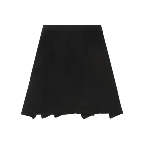 Bottega Veneta A Line Ruffled Skirt