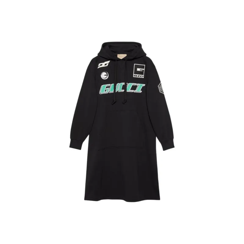 GUCCI Long Sleeved Dresses Women's Black-0