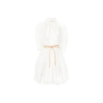 Zimmermann Short-Sleeved Dresses Women's White