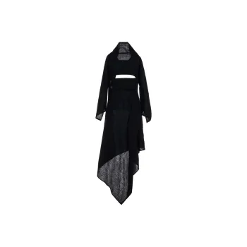 Yohji Yamamoto Long Sleeved Dress Women's Black