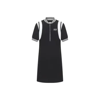 DEGAIA SS25 Short Sleeved Dress Women's Black