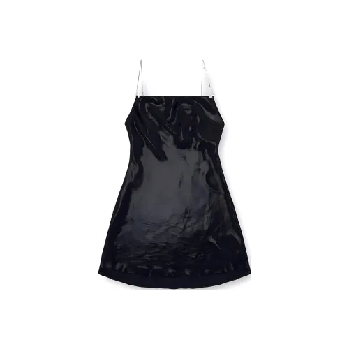 DIESEL D Minty Cowl Neck Short Metallic Dress