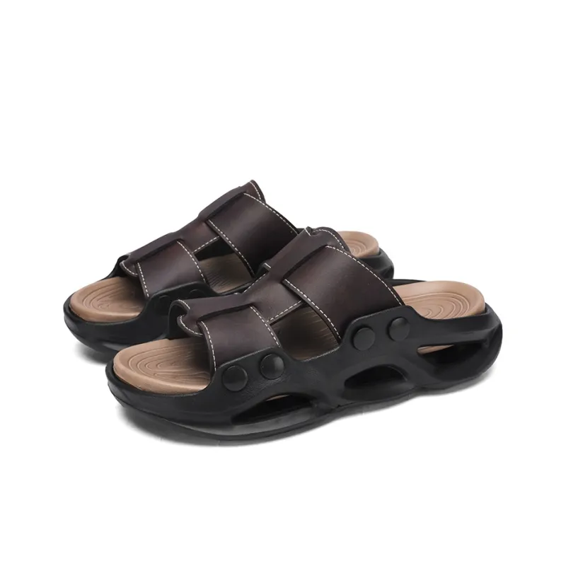 Darcy Sen Slide Slippers Men Khaki/Black/Brown-16
