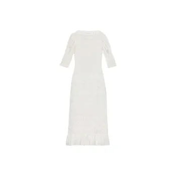 DOEN RAQUELLA DRESS Short Sleeved Dress Women's White