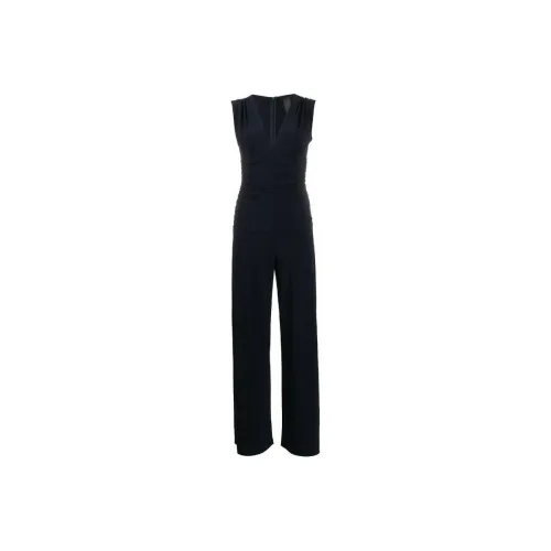 NORMA KAMALI Ruched V neck Jumpsuit