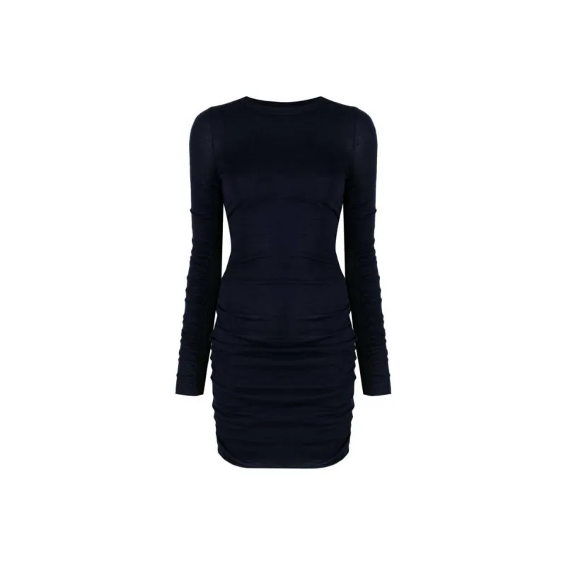 Jacquemus Long-Sleeved Dresses Women's Marine Blue-0