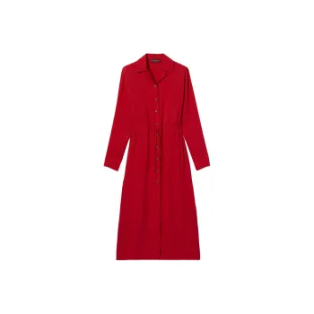 GUCCI Silk Jacquard Dress 'Classic Red'