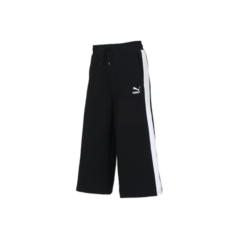 PUMA Knitted Sweatpants Women's Black-0