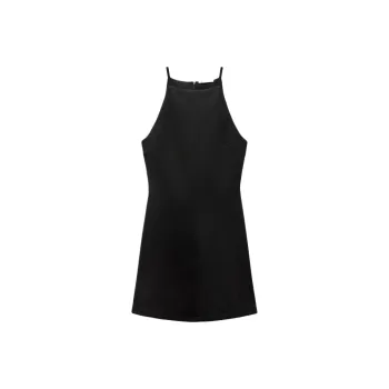 ZARA Slip Dresses Women's Black