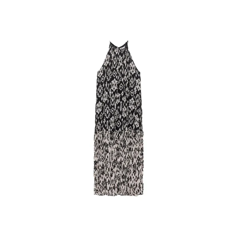 ZARA Sleeveless Dress Women's Black-0