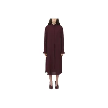 Alexander McQueen Georgette Shirt Dress