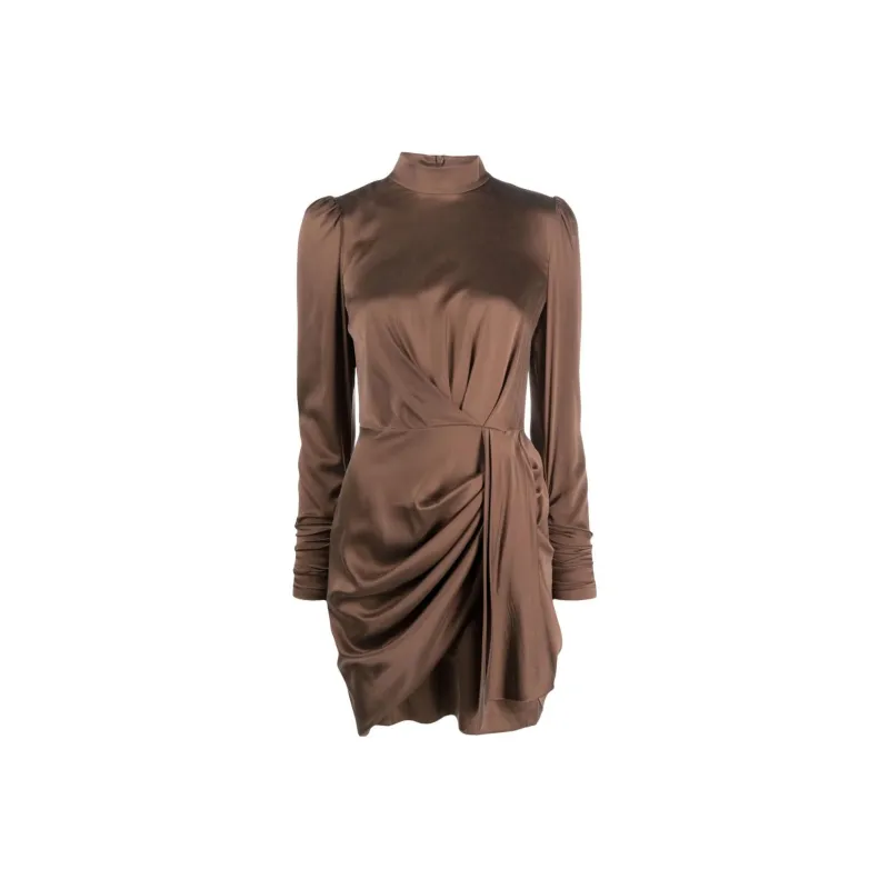 Zimmermann Long-Sleeved Dresses Women's Brown-0