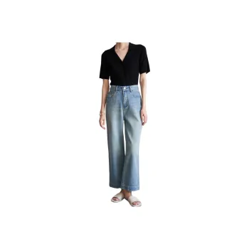 SHALLOW STREAMS Jeans Women's Medium Blue