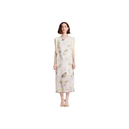 SUNDAY LIFE Sleeveless Dress Women's White